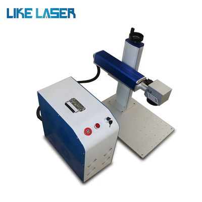 Computergesteuerte tragbare Modellfaserlasermarkierungsmaschine zur Maskenmustermarkierung