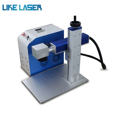 Computergesteuerte tragbare Modellfaserlasermarkierungsmaschine zur Maskenmustermarkierung