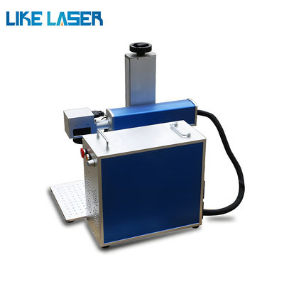 Computergesteuerte tragbare Modellfaserlasermarkierungsmaschine zur Maskenmustermarkierung