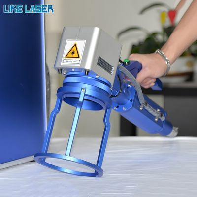 20W 30W 50W Mini Portable Handheld Kleines Desktop-Metallblech-Platte Lasermarker-Graver Gravur-Gravur-Markierungsmaschine