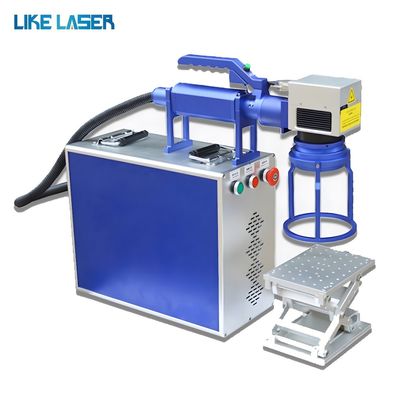 20W 30W 50W Mini Portable Handheld Kleines Desktop-Metallblech-Platte Lasermarker-Graver Gravur-Gravur-Markierungsmaschine