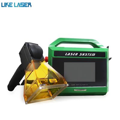 Entfernen Sie Rost aus Metall mit Mini 200W Fiber Laser Reinigungsmaschine Advanced Technology