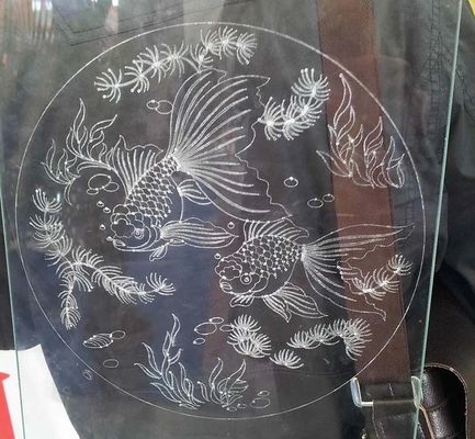 Artcut Vertikalglasschneider Lasermaschine zum Sandstrahlen LED-Spiegelglas