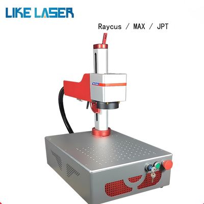 Bekleidungsgeschäfte LIKE-F-ILM-001 Faserlasermarkierungsmaschine Kunststoffgravieren und Schneiden