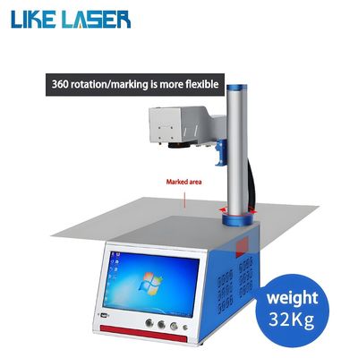 Fiber Laser Markierungsmaschine 20W 30W für PVC-ID-Karte Schmuck Tag Tag Uhr All-in-One