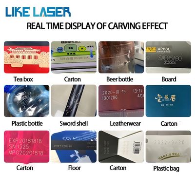 CE-zertifizierte Hochgeschwindigkeits-CO2-Laser-Markierungsmaschine für Lebensmittelverpackungen