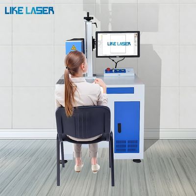 Nichtmetallische Gravur Galvo CO2 Ov Laser mit Luftkühlsystem und Förderband 30W 60W