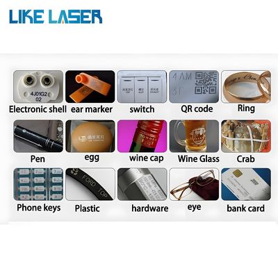 CE-zertifizierte Luftkühlfaserlasergravurmaschine für Schnuller