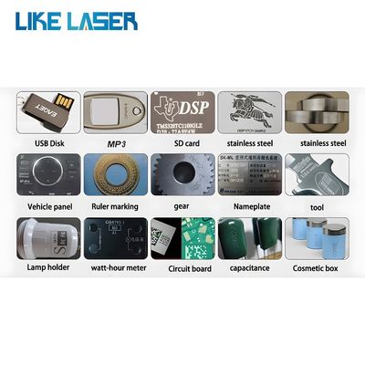 CE-zertifizierte Luftkühlfaserlasergravurmaschine für Schnuller