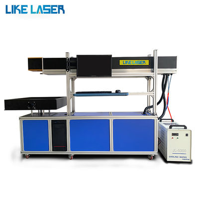 80W 100W 130W CO2 Galvo Laser Markierungsmaschine für Glasrohr Keramik Kristallgravur