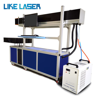 80W 100W 130W CO2 Galvo Laser Markierungsmaschine für Glasrohr Keramik Kristallgravur
