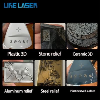 80W 100W Glasfaserlaser Markierung Tischplattenart für Metallgravierungsschneiden