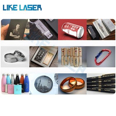 Präzisionsmaschine mit 200 Watt Desktop-Lasermarkierung für Metallbleche