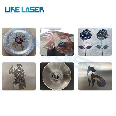 Maschine zum Markieren von Metalldrucken aus Metallfasern für Metalluhren Kamera Autoteile Buckles